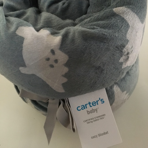 Carter’s Other New Carters Baby Blanket Thick Plush Cozy Dinosaur